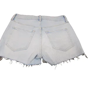 Old Navy OG Straight High Rise Jean Shorts Women’s Size 4 Blue Denim 3” Inseam thumbnail 6