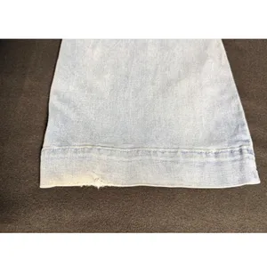 Laurie Felt Silky Denim Flare Jeans 1X Tall Light Wash Wide Hem Pockets thumbnail 7
