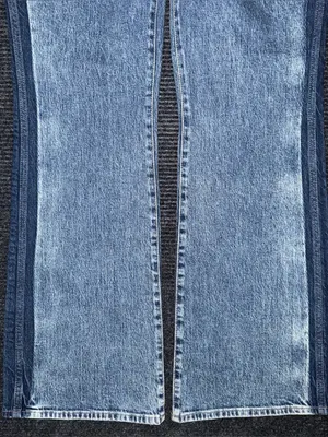Wrangler NWOT Womens Two Tone Color Block High Rise Westward Bootcut Jeans 32x32 thumbnail 6