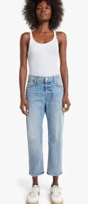 💕MOTHER SUPERIOR💕 Scrapper Ankle Jeans Light Wash Rigid Wild Calling 28 NWOT thumbnail 1