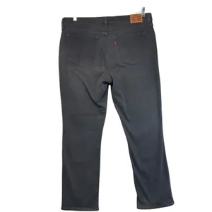 Levi Strauss Classic Straight Gray Jeans Women Wardrobe Staple Size 33 (16)‎ thumbnail 5