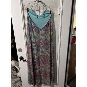 Show Me Your Mumu Erlyn Halter Maxi Dress‎ Women’s Size S Multicolor ( Reef) thumbnail 4