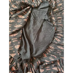 Free People totally tubular brown black‎ maxi dress Sz S thumbnail 11