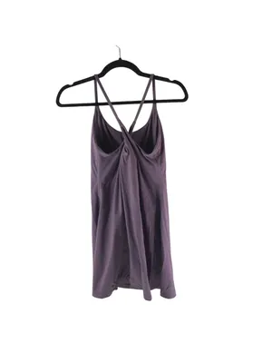 Halara SoftlyZero Plush Backless Active Dress Purple Built in Shorts S thumbnail 5