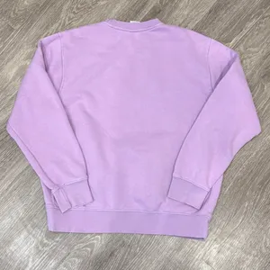 Nike Unisex Floral Embroidered Crewneck Sweatshirt Lavender Purple Large Cottage thumbnail 2