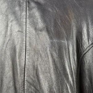 Vintage Valerie Stevens Lambskin Leather Belted Jacket‎ in Black Size Medium thumbnail 8