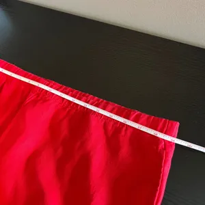 J. Jill Pimento Red 100% Linen Wide Leg Elastic Waist Pants NWT Women's Large thumbnail 9