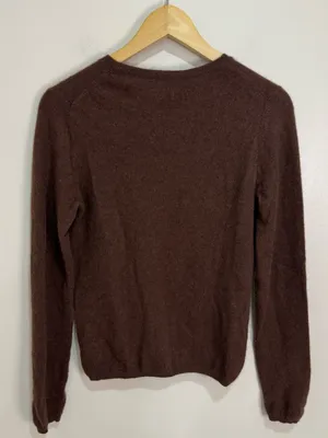 Brown Avellini 100% cashmere sweater‎ Medium thumbnail 3
