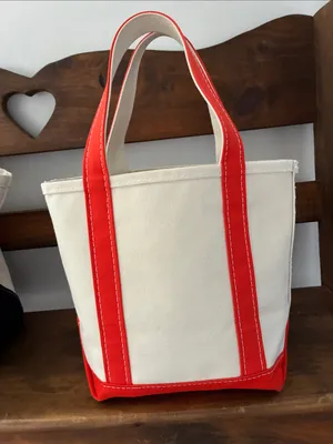 LL Bean boat and tote small Orange thumbnail 4