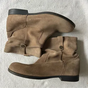 Birkenstock Tan Suede Boots thumbnail 1