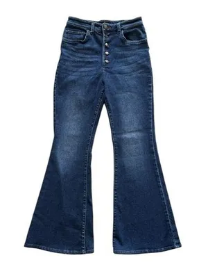 Lee High Rise Flare Jeans size 28 thumbnail 1