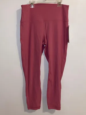 Lululemon NWT Pink Puff Align High-Rise Nulu Hidden Pocket Pants 25" 9/2021 12 thumbnail 3