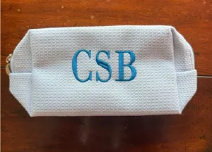 Bag with initials Blue thumbnail 1