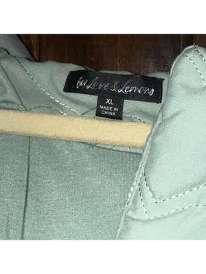 For love & lemons long heart puffer coat thumbnail 3