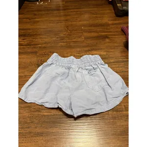 NEW Aerie Shorts Size XS Blue Chambray Elastic Waist Comfort Casual With Pockets thumbnail 7
