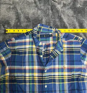 Polo Ralph Lauren Men’s Plaid Button Down Shirt Blue Multicolor Long Sleeve Size M thumbnail 5