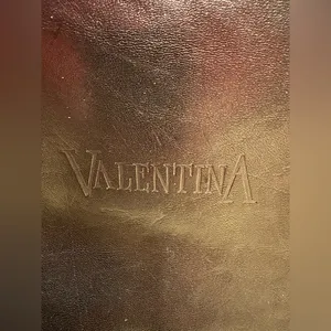 Valentina Black and Brown Shoulder Bag with Leather Handles thumbnail 4