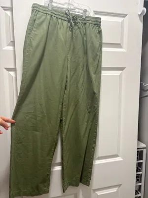 Linen Wide-Leg J.Crew Pants thumbnail 3