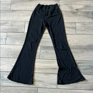 Black Flared Leggings thumbnail 1