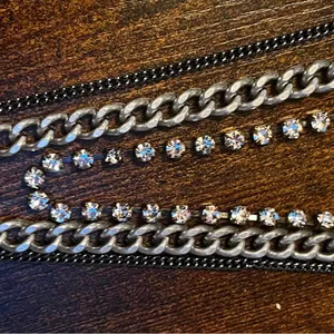Aeropostale Rhinestone Silver-tone Necklace thumbnail 4