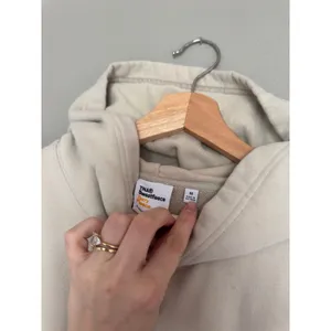 TNA Aritzia Terry Fleece Perfect Fit Hoodie & Mega Fit Joggers Beige Size Small thumbnail 4