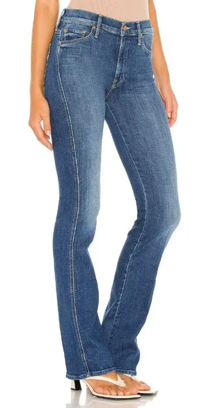 NWT Mother The Double Insider in Fruit Carts Bootcut Stretch Jeans 28 thumbnail 1