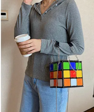 Rubik’s Cube Purse Handbag Multiple thumbnail 5