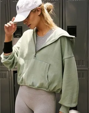 EUC FP Movement Shelter Hoodie sold out color Frosted Mint thumbnail 1