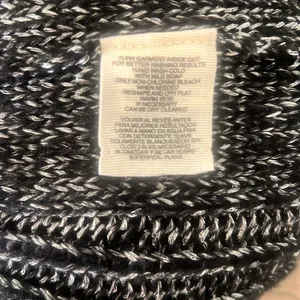 Puma Black and Gray Cardigan Sweater with Metallic‎ Shimmer XXL thumbnail 6