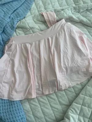 Kimberly Baby pink wrap athletic skirt thumbnail 3