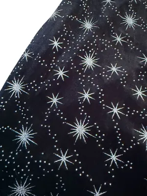 SUPERDOWN Black Silver Sparkle Velvet Strapless Dress Size XS NEW NWT thumbnail 4