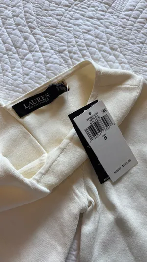 Lauren Ralph Lauren asymmetrical neckline top thumbnail 2