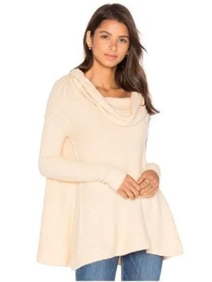 FREE PEOPLE - Strawberry Fields Cream Sweater thumbnail 1