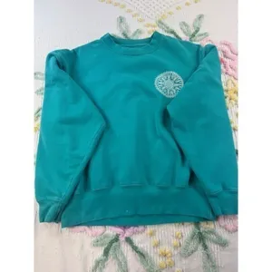 Pacific &‎ Co Pensacola Beach Florida Compass Sweatshirt Teal Small thumbnail 2