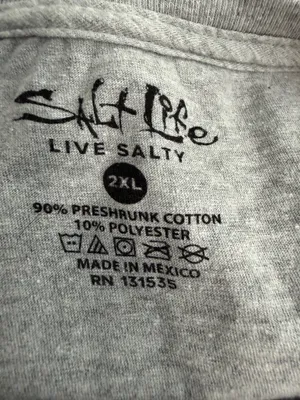 Salt Life Men's “Enjoy the View” Light Gray Short Sleeve Graphic Tee thumbnail 4