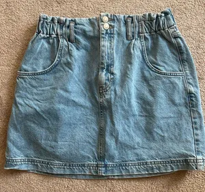 topshop | denim skirts | size 10 | mini skirt thumbnail 1