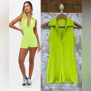 Frankies Bikinis Jane Terry playsuit romper XS thumbnail 2