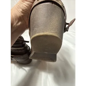 Jellypop Brown Leather Ankle Boots Women's 7.5M Zippered thumbnail 11