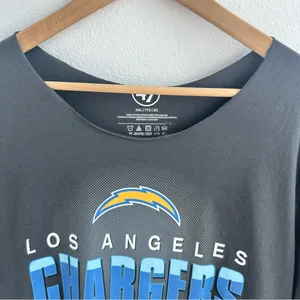 Los Angeles Chargers off-the-shoulder tee thumbnail 3