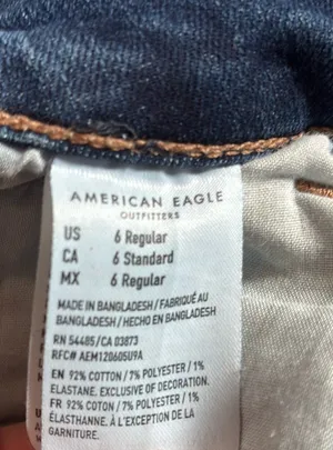 American Eagle Skinny Kick Jeans thumbnail 3