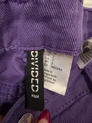 H&M Purple Jeans thumbnail 3
