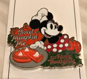 Thanksgiving Minnie Mouse pin Disney pins limited edition Walt Disney 2021 thumbnail 2