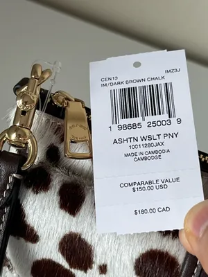 Coach Ashton Wristlet In Haircalf thumbnail 4