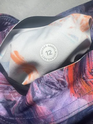 lululemon athletica Purple & Red Abstract Brushstroke Leggings thumbnail 5