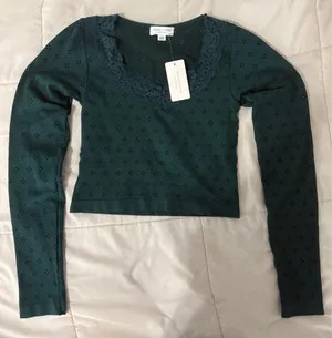 Altar'd State Long Sleeve Crop Top thumbnail 1