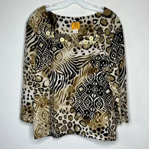 Ruby‎ Rd. Top Brown Size XL thumbnail 7