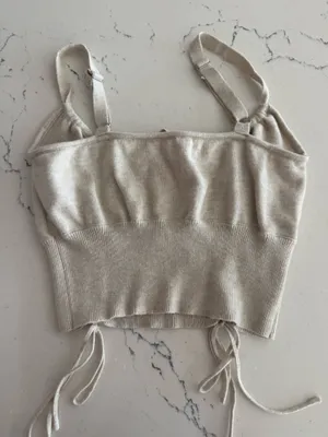Lelis Crop Top Tan thumbnail 2