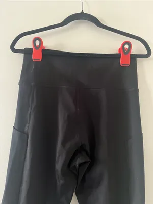American Eagle The Everything Pocket Leggings Black Large High Rise 7/8 Length thumbnail 5