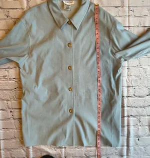 Y2K Talbots Vintage Unlined Coat Large Lightweight thumbnail 4