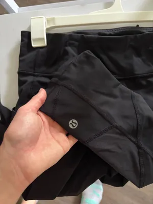 Black Lululemon Cropped Leggings thumbnail 6